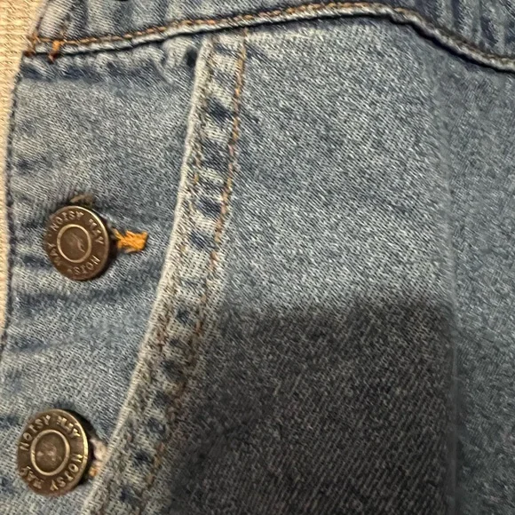 Noisy May Light Denim Overalls - Picture 6 of 12